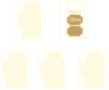 2 Pack - P13 Light Chipboard Album Base 6"X8"-Jar - P13CHI52 2 Pack - P13 Light Chipboard Album Base 6"X8"-Jar - P13CHI52