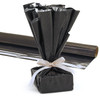 3 Pack Hygloss Mylar Roll 24"X8.3'-Black H61200-61200