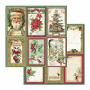 Stamperia Double-Sided Paper Pad 6"X6" 10/Pkg-Classic Christmas, 10 Designs/1 Each SBBXS06