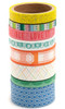 Obed Marshall Fantastico Washi Tape 8/Pkg-W/Holographic Foil Accents OM008114