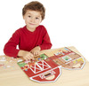 3 Pack - Melissa & Doug Puffy Sticker Play Set-On The Farm 52 Stickers - MD9408