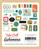 Echo Park Cardstock Ephemera 33/Pkg-Icons, Animal Kingdom AK259024