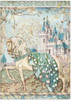 Stamperia Clear Prints Acetate A4 6/Pkg-Sleeping Beauty, 4 Printed/2 Clear - SBA410 Stamperia Clear Prints Acetate A4 6/Pkg-Sleeping Beauty, 4 Printed/2 Clear - SBA410