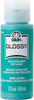 6 Pack - FolkArt Glossy Paint 2oz-Laguna Green - 11-11824 - 028995118241