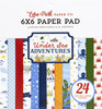 2 Pack Echo Park Double-Sided Paper Pad 6"X6" 24/Pkg-Under Sea Adventures SA245023 - 793888014701