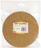 Hygloss Cork Coasters 6/Pkg-6" Round - H39606 - 081187396063 Hygloss Cork Coasters 6/Pkg-6" Round - H39606 - 081187396063