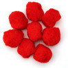 CousinDIY Pom-Poms 2" 8/Pkg-Red A50026MN-00798