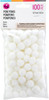 CousinDIY Pom-Poms .5" 100/Pkg-White - 5A002F8D-00785 - 191648096026