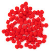 CousinDIY Pom-Poms .5" 100/Pkg-Red - 5A002F8L-00777