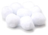 CousinDIY Pom-Poms 2" 8/Pkg-White POM2IN-00783