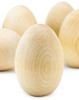 Hygloss Wood Eggs 12/Pkg-1.75"X2.5" H9594