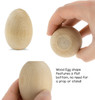 Hygloss Wood Eggs 12/Pkg-1.75"X2.5" - H9594