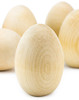Hygloss Wood Eggs 3/Pkg-1.75"X2.5" - H8594