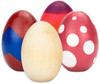Hygloss Wood Eggs 3/Pkg-1.75"X2.5" - H8594