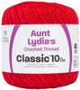 3 Pack - Aunt Lydia's Classic Crochet Thread Size 10-Atom Red - 154-2160 - 073650056222