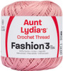 3 Pack - Aunt Lydia's Fashion Crochet Thread Size 3-Soft Mauve - 182-1040 - 073650056413