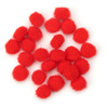 CousinDIY Pom-Poms 10mm 24/Pkg-Red 40000779