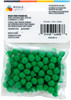 CousinDIY Pom-Poms 10mm 100/Pkg-Kelly Green - 5A002F6Q-813