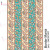 3 Pack Dress My Craft Transfer Me Sheet A4-Border Mania DMCD3907