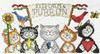 Janlynn Stamped Cross Stitch Kit 9"x18"-Purr On - JL7034