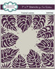 2 Pack Creative Expressions 7"X7" Stencil By Sue Wilson-Tropical Leaves CEST042