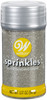 6 Pack Wilton Short Sanding Sugar Sprinkles 2.6oz-Light Silver 7100740 - 070896137685