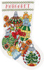 Design Works Counted Cross Stitch Stocking Kit 17" Long-Ornaments (14 Count) DW6853