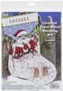 Design Works Counted Cross Stitch Stocking Kit 17" Long-Skiing Santa (14 Count) DW6856 - 021465068565