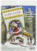 Design Works Counted Cross Stitch Stocking Kit 17" Long-Candy Land Santa (14 Count) - DW6854 - 021465068541