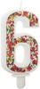 6 Pack Trendy Numeral Candle-6 28110070