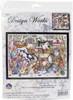 Design Works Counted Cross Stitch Kit 16"X22"-Sew May Kittens (14 Count) DW3408 - 021465034089