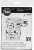 2 Pack Sizzix 3D Textured Impressions Embossing Folder By Tim Holtz-Circuit 665372 - 630454272823