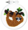 Design Works Punch Needle Kit 3.5" Round-Sloth - DW235 Design Works Punch Needle Kit 3.5" Round-Sloth - DW235