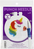 Design Works Punch Needle Kit 3.5" Round-Unicorn DW236 - 021465002361