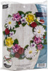 Bucilla Felt Wreath Applique Kit 17" Round-Spring Wreath -89322E - 046109893228