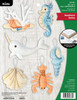 Bucilla Felt Ornaments Applique Kit Set Of 6-Seashore Santa 89378E - 046109893785