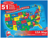 Melissa & Doug Floor Puzzle 51pcs-U.S.A. Map MD440 - 000772004404