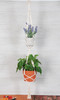 Solid Oak Macrame Decorative Hanging Kit-Double Plant Hanger - MWH041
