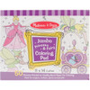 4 Pack Melissa & Doug Jumbo Coloring Pad 11"X14" 50 Pages-Princess & Fairy MD4263 - 000772042635
