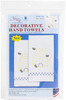 2 Pack Jack Dempsey Stamped Decorative Hand Towel Pair 17"X28"-Bee Hive 320 799 - 013155027990