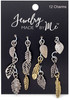 3 Pack - Jewelry Made By Me Charms 12/Pkg-Leaves - 22190121 - 842702146699
