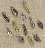 3 Pack - Jewelry Made By Me Charms 12/Pkg-Leaves - 22190121