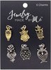 3 Pack - Jewelry Made By Me Charms 6/Pkg-Owls - 22190120 - 842702146682 3 Pack - Jewelry Made By Me Charms 6/Pkg-Owls - 22190120 - 842702146682
