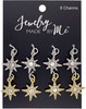 3 Pack - Jewelry Made By Me Charms 8/Pkg-Stars - 22190109 - 842702146668