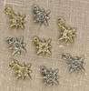3 Pack - Jewelry Made By Me Charms 8/Pkg-Stars - 22190109
