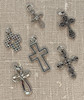 3 Pack - Jewelry Made By Me Charms 6/Pkg-Cross - 22190103