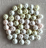 3 Pack - Jewelry Made By Me Round Beads-Ivory, Yellow, Pink - WP18C58G
