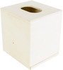 4 Pack Multicraft Wood Tissue Box-Square WS338