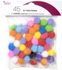 6 Pack CousinDIY Pom-Poms .75" Inch 45/Pkg-Multi-Colored A50026NX-00788 - 191648096057