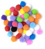 6 Pack CousinDIY Pom-Poms .75" Inch 45/Pkg-Multi-Colored A50026NX-00788